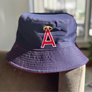 Reversible LA Angels Bucket Hat